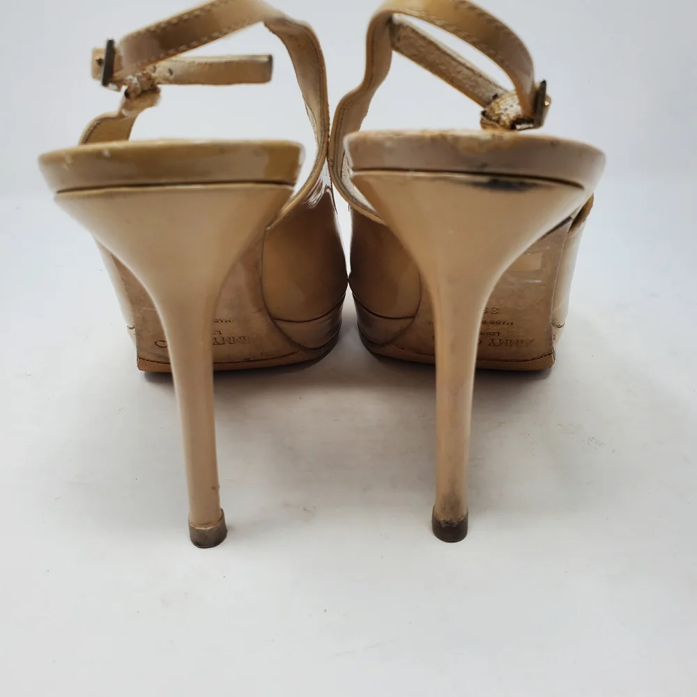 Jimmy Choo Nude Patent Pumps